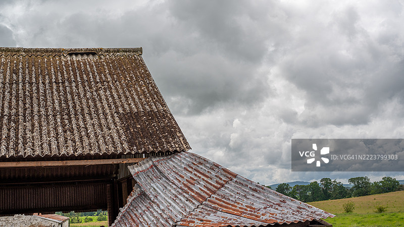 破旧的谷仓 - Threave - 邓弗里斯和加洛韦图片素材