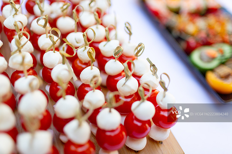 意式沙拉串图片素材