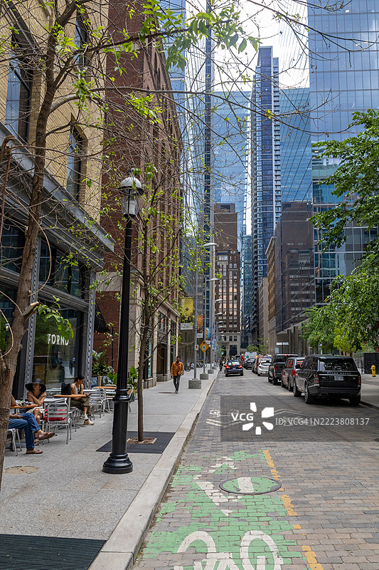 安大略省多伦多的节制街图片素材