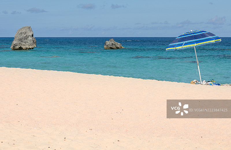 百慕大沃威克长湾海滩图片素材