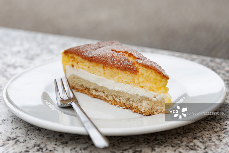 萨克森州的传统美食——蛋奶糕图片素材