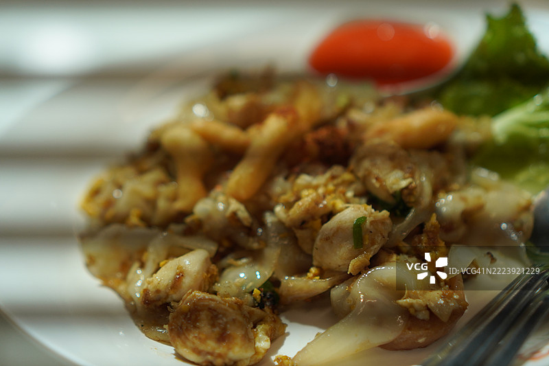 鸡肉炒米粉图片素材