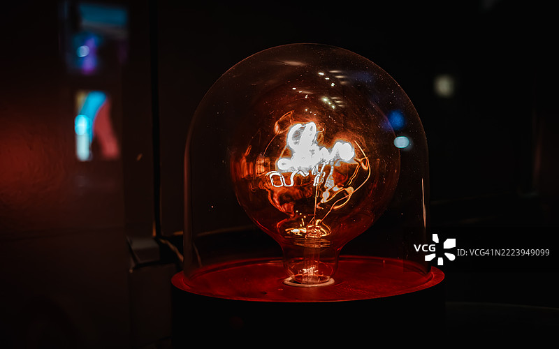 照明灯泡的特写，巴西圣保罗图片素材