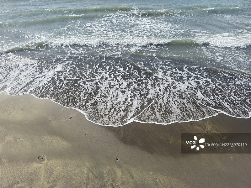 土耳其哈塔伊的海滩鸟瞰图图片素材