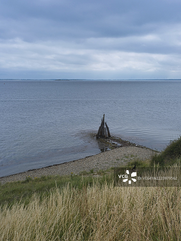 俯瞰格雷维林根湖，西欧最大的内陆盐水湖，位于荷兰的泽兰省和南荷兰省。图片素材