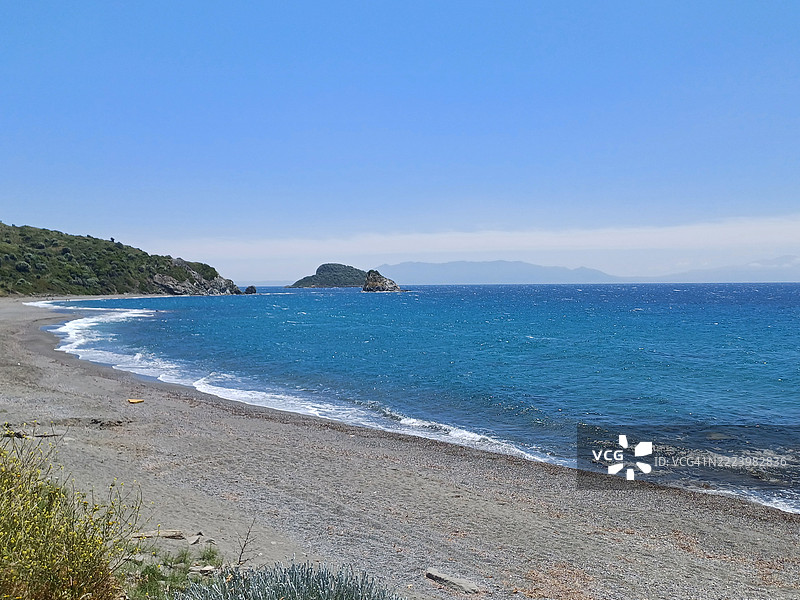 海滩的美丽景色图片素材