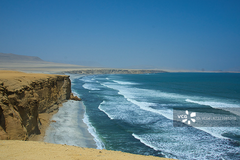 苏帕伊海滩，帕拉卡斯国家保护区，秘鲁图片素材