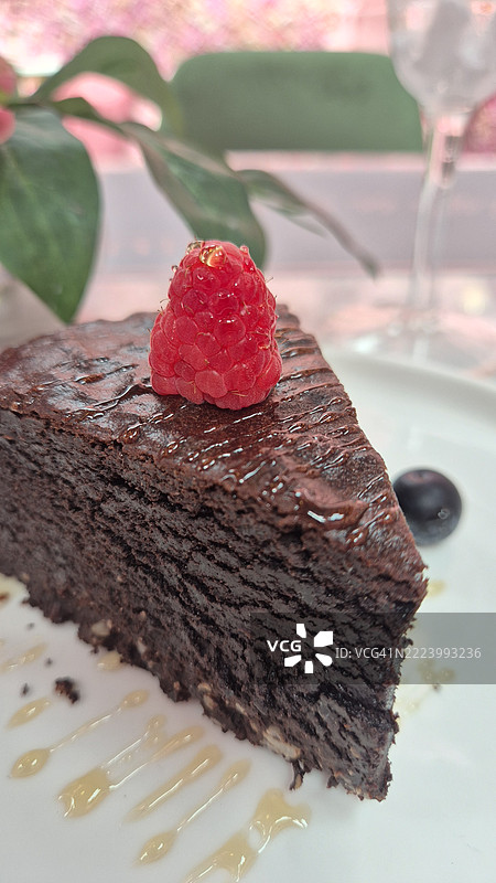 蛋糕特写，阿尔赖扬市，卡塔尔图片素材