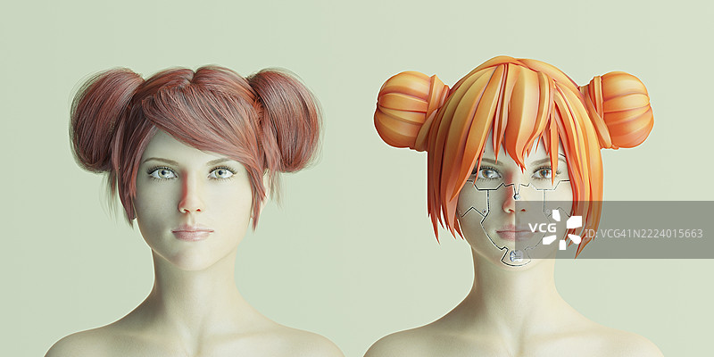 数字双胞胎系列图片素材