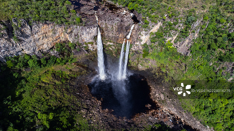 萨尔托120的鸟瞰图 - 查帕达多斯维阿德罗斯图片素材