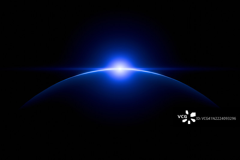 黑暗中浮现出新的曙光图片素材