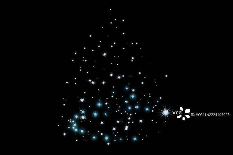 闪亮的黑色背景。闪烁的尘埃。散景灯光。节日设计。白色尘埃光。散景灯光效果背景。闪耀尘埃的圣诞背景。圣诞发光的彩带和闪烁叠加效果。图片素材