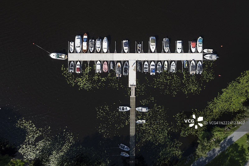 小船码头图片素材