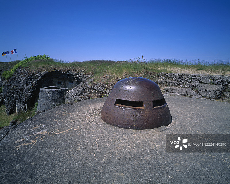 第一次世界大战中的沃城堡图片素材