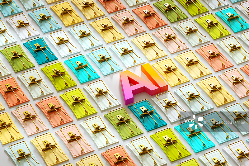 人工智能捕鼠器图片素材