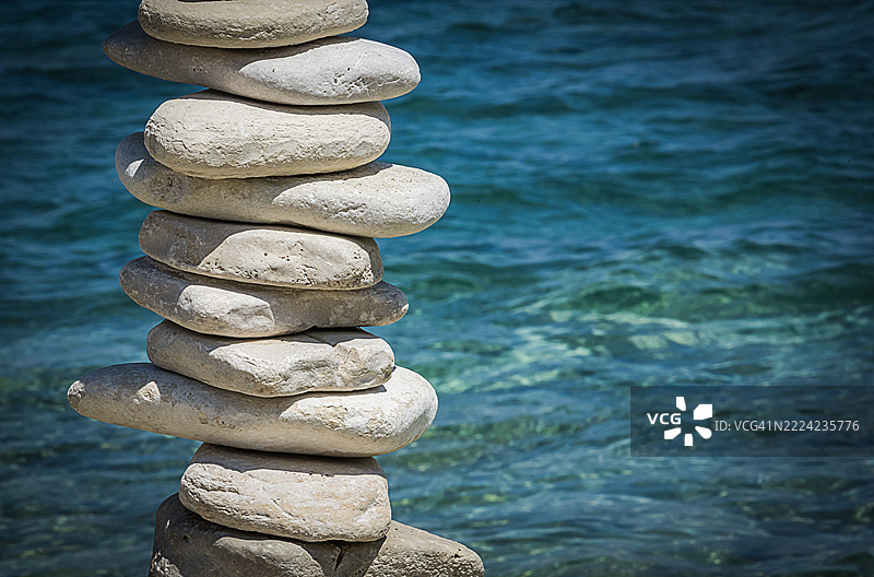 平衡石头图片素材