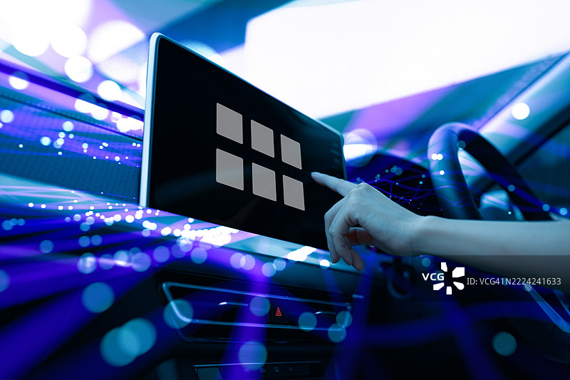 汽车智能驾驶舱图片素材