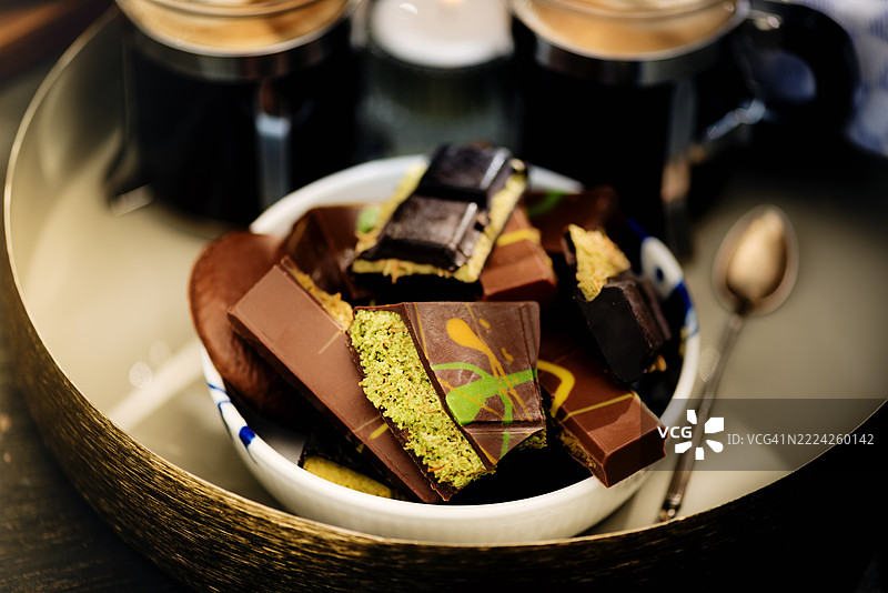 迪拜巧克力图片素材