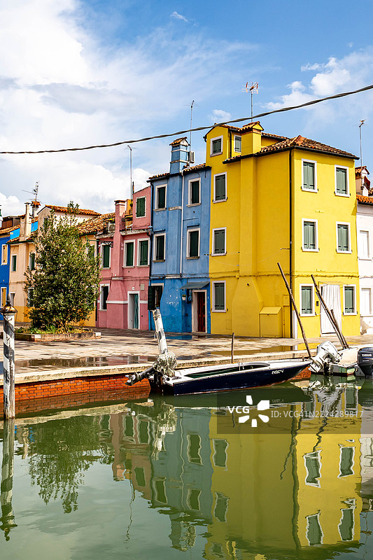 意大利威尼斯威尼托地区的城市建筑景观图片素材