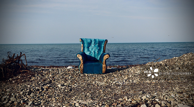 伊朗吉兰省塔雷什的海洋与天空的美丽景色图片素材