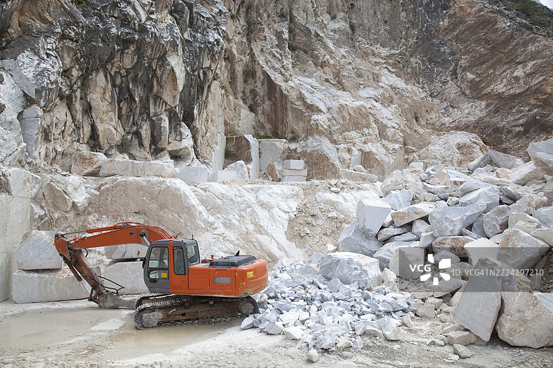 卡拉拉大理石采石场图片素材