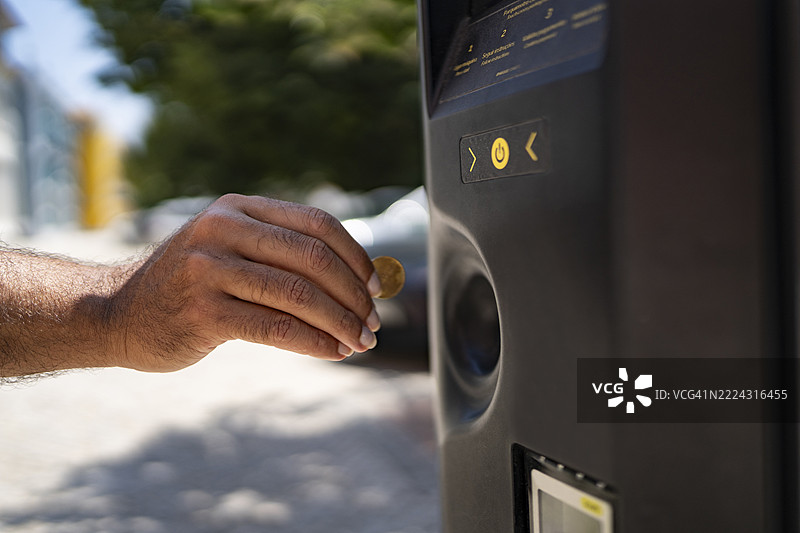 人手支付停车费图片素材