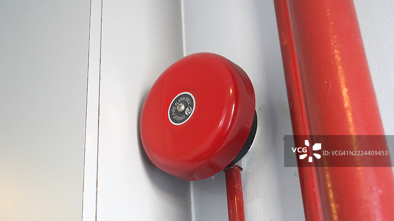 墙上的警报铃图片素材