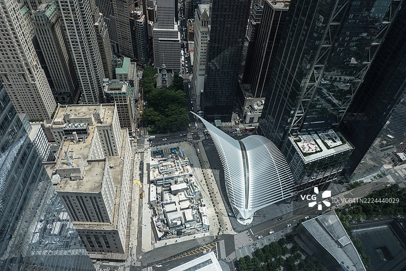 从高楼看曼哈顿图片素材