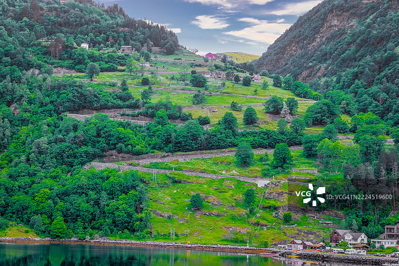 通往挪威盖朗厄尔鹰湾风景观景台的道路 - 2025年6月13日图片素材