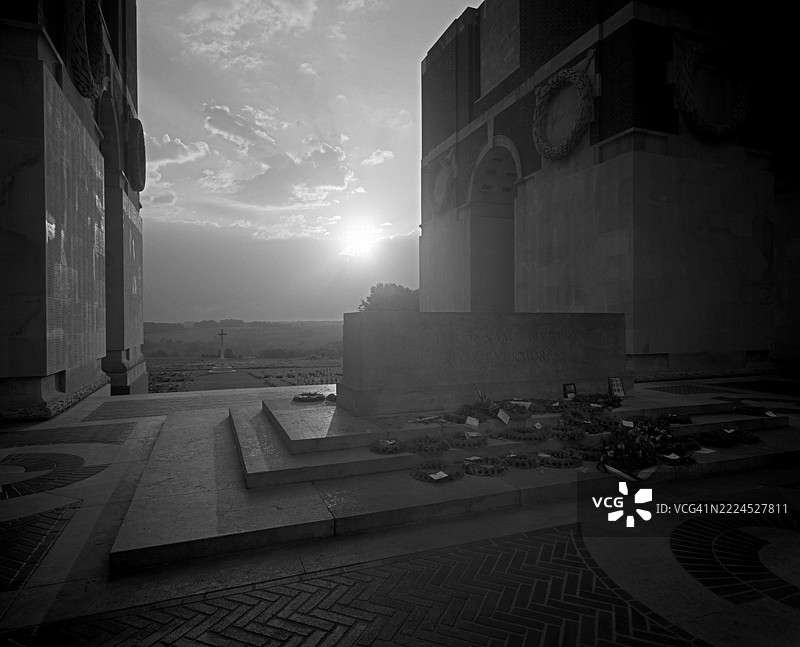 索姆河失踪者纪念碑图片素材