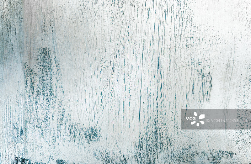风化的白色和青色涂漆木材的纹理背景图片素材