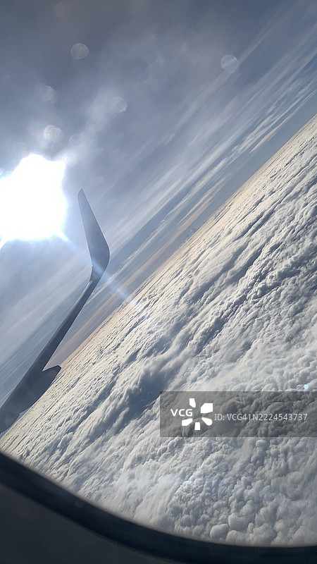 飞机窗户看到的景色图片素材