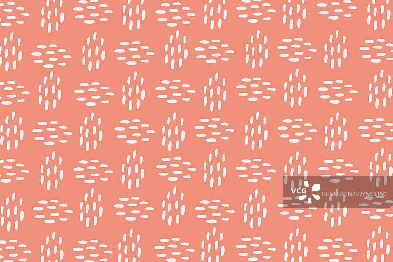 浅鲑色背景上的抽象斑点无缝图案图片素材