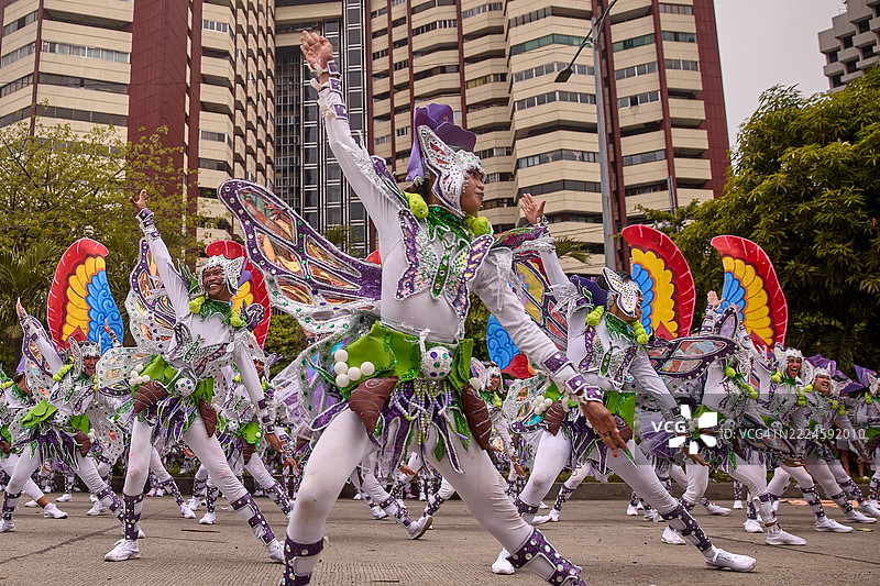 帕鲁帕罗节的舞者。图片素材