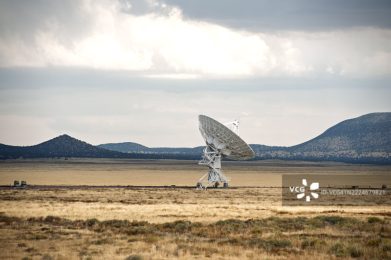 马格达莱纳附近的甚大阵列天线碟图片素材