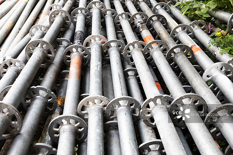 建筑用脚手架管图片素材