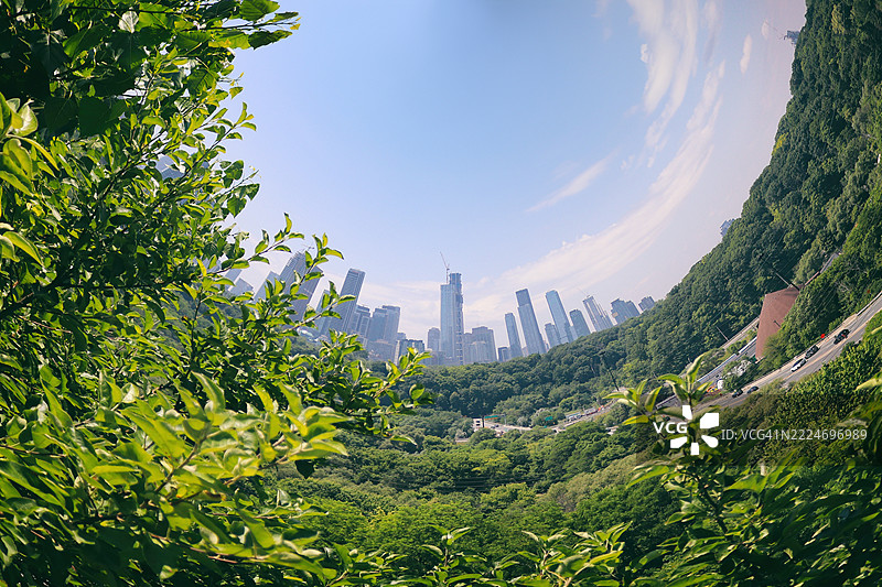 多维度传送门的绿色多伦多图片素材