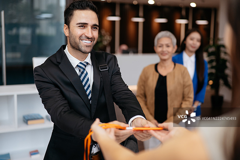 商务人士参加研讨会图片素材