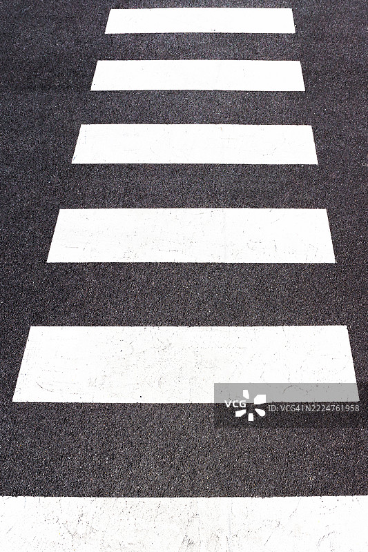 街道上的斑马线图片素材