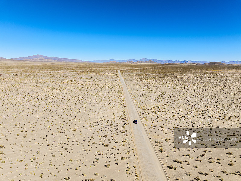 阿塔卡马高原的40号国道图片素材