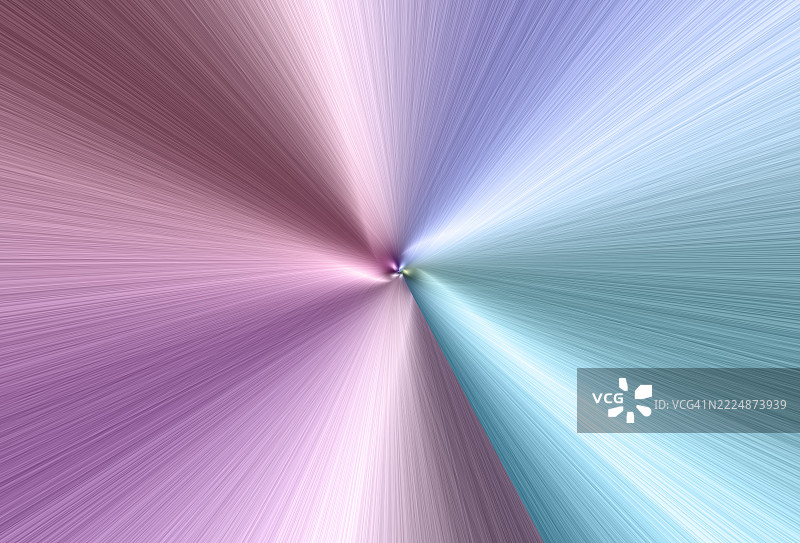 移动的多彩激光光线的精彩反射，呈现消失点效果。图片素材