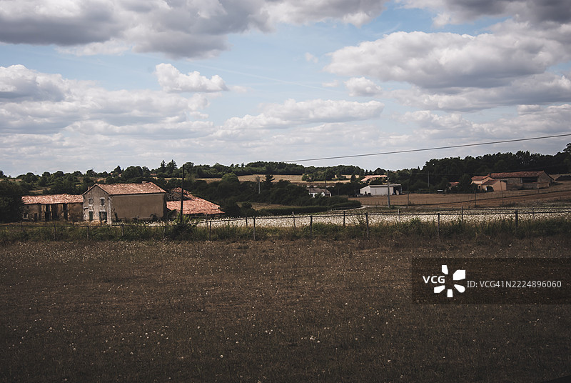 罗什富考附近的阳光田野图片素材