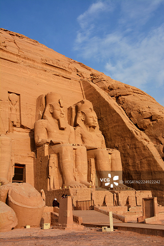阿布辛贝神庙，埃及图片素材