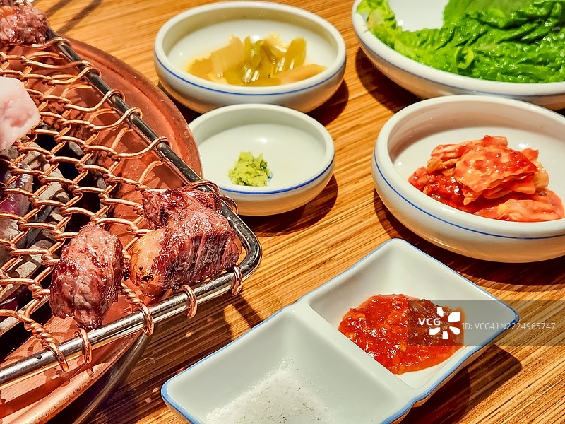 韩国烧烤烤架图片素材