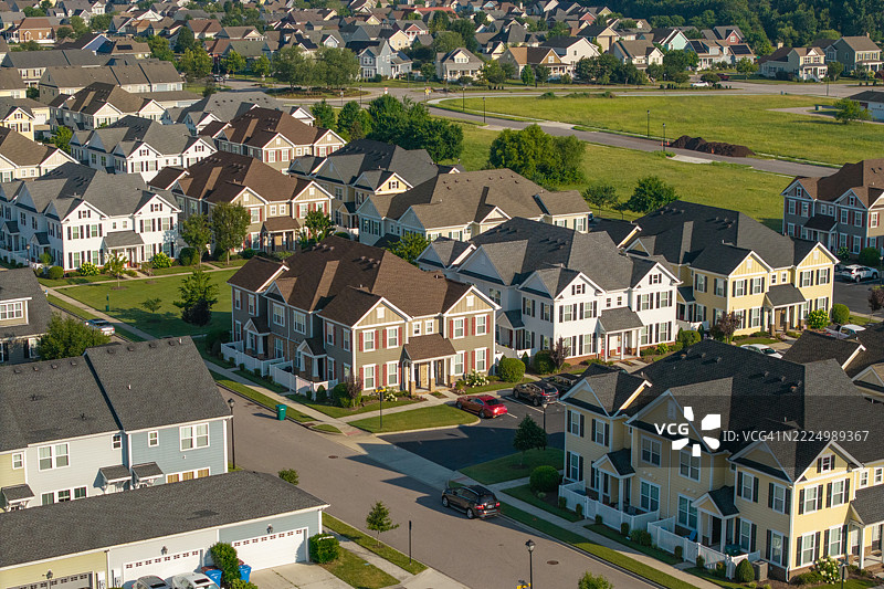 新维吉尼亚社区 - 高角度 - 特写图片素材