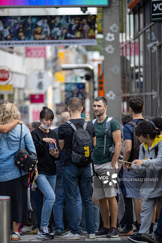 原宿竹下通的购物者图片素材