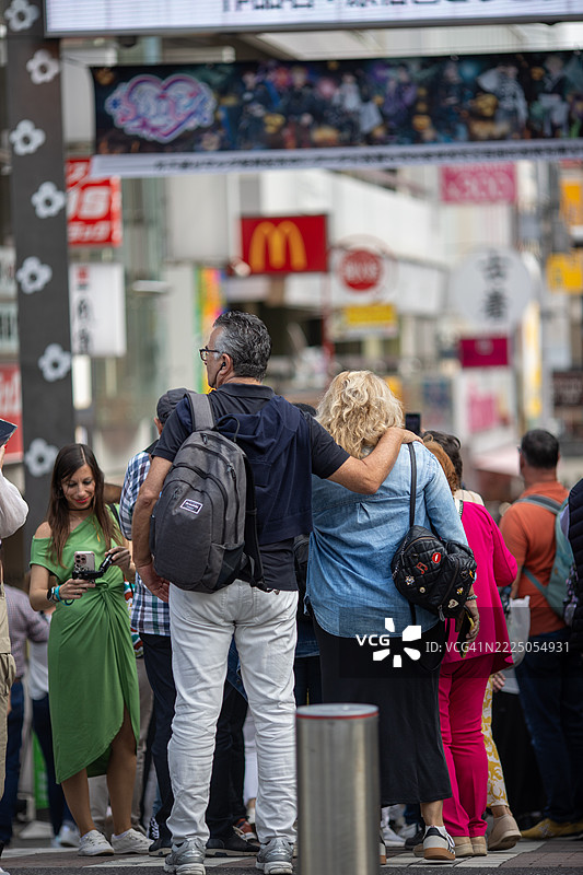 原宿竹下通的购物者图片素材