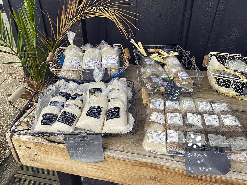 来自盐田的海盐图片素材