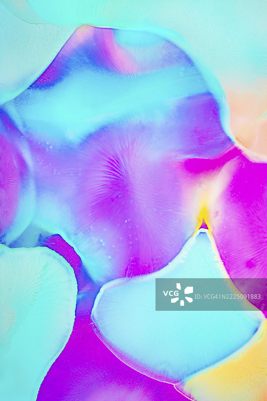 抽象的粉彩墨水混合，创造出迷人的设计图片素材