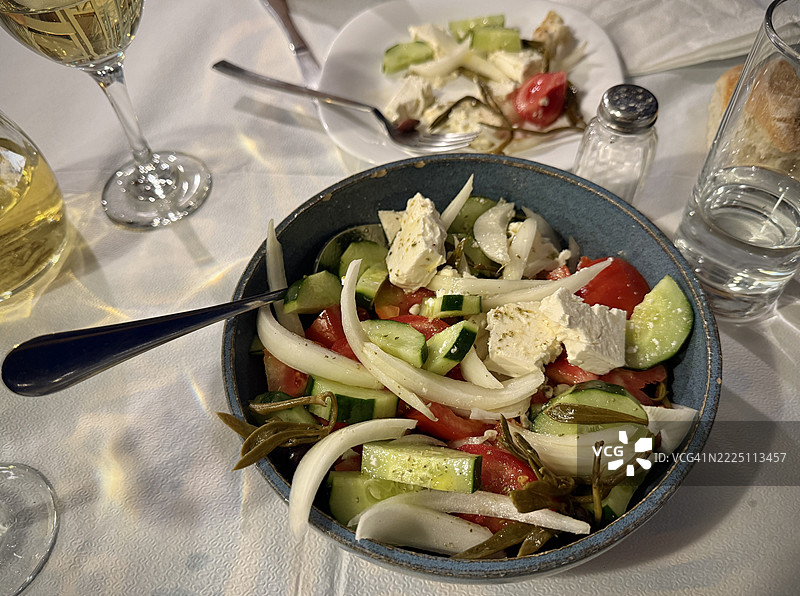 希腊沙拉图片素材